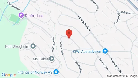 Apartments for rent i Drammen - kort over placeringen