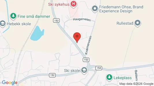 Apartments for rent i Ski - kort over placeringen