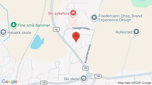 Apartments for rent i Ski - kort over placeringen