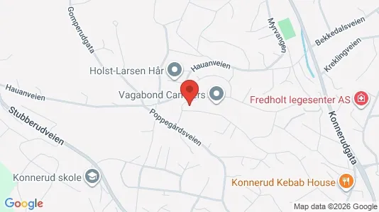 Rooms for rent i Drammen - kort over placeringen