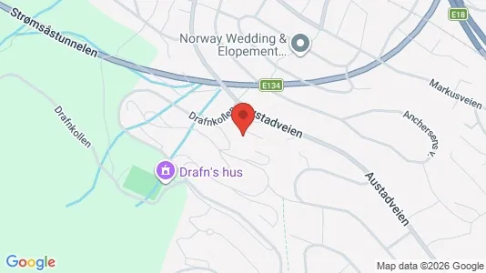 Apartments for rent i Drammen - kort over placeringen