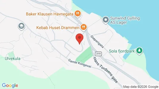 Apartments for rent i Drammen - kort over placeringen