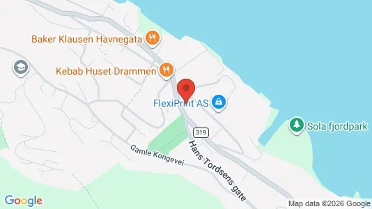 Apartments for rent i Drammen - kort over placeringen