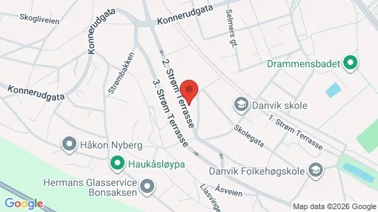 Apartments for rent i Drammen - kort over placeringen