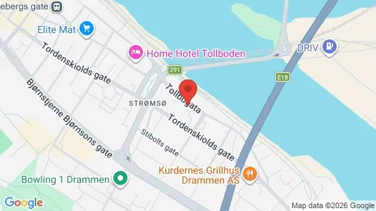 Apartments for rent i Drammen - kort over placeringen