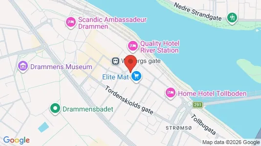 Apartments for rent i Drammen - kort over placeringen