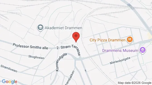 Apartments for rent i Drammen - kort over placeringen