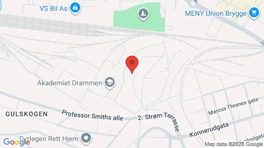 Apartments for rent i Drammen - kort over placeringen
