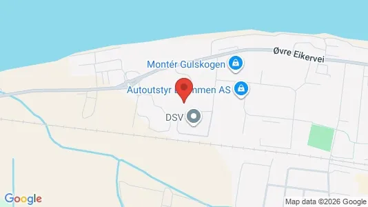 Rooms for rent i Drammen - kort over placeringen