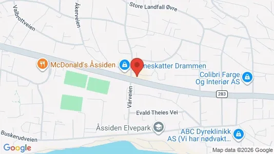 Apartments for rent i Drammen - kort over placeringen