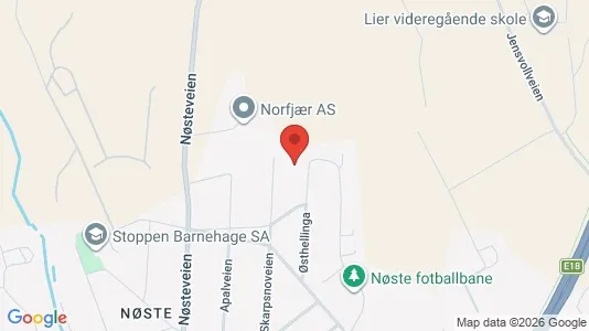 Apartments for rent i Lier - kort over placeringen