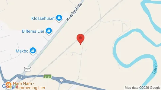 Apartments for rent i Lier - kort over placeringen