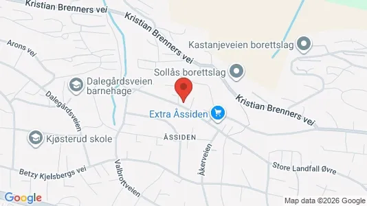 Rooms for rent i Drammen - kort over placeringen
