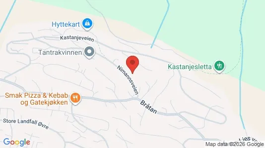 Rooms for rent i Drammen - kort over placeringen