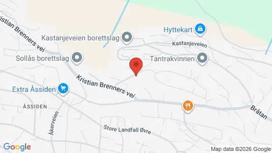 Rooms for rent i Drammen - kort over placeringen