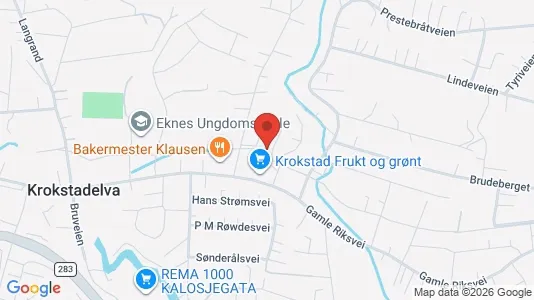Rooms for rent i Nedre Eiker - kort over placeringen