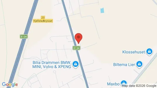 Apartments for rent i Lier - kort over placeringen