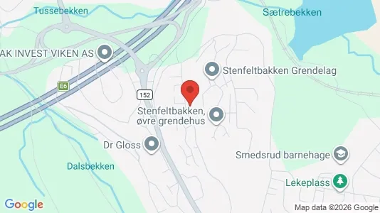 Rooms for rent i Ski - kort over placeringen