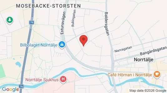 Apartments for rent i Norrtälje - kort over placeringen