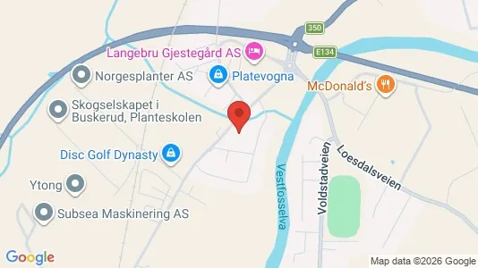 Apartments for rent i Øvre Eiker - kort over placeringen