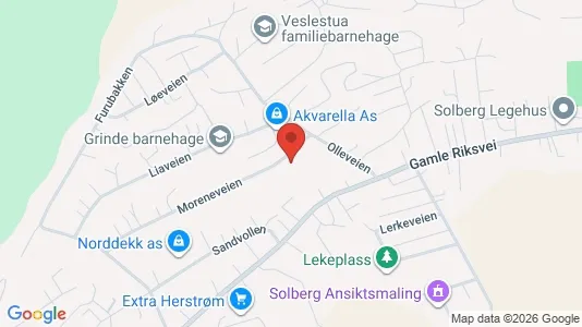 Rooms for rent i Nedre Eiker - kort over placeringen