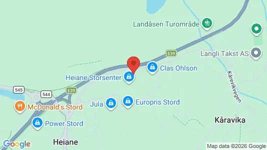 Apartments for rent i Stord - kort over placeringen