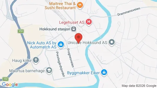 Apartments for rent i Øvre Eiker - kort over placeringen