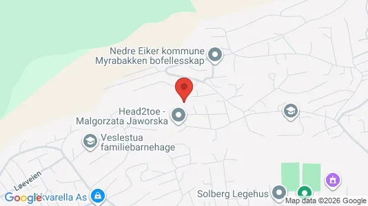 Apartments for rent i Nedre Eiker - kort over placeringen
