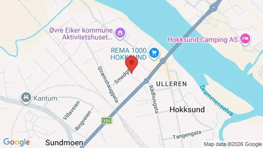 Apartments for rent i Øvre Eiker - kort over placeringen
