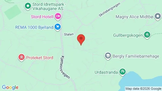 Apartments for rent i Stord - kort over placeringen