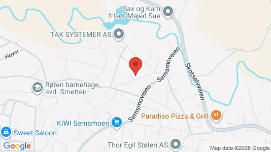 Apartments for rent i Øvre Eiker - kort over placeringen