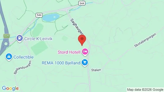 Apartments for rent i Stord - kort over placeringen