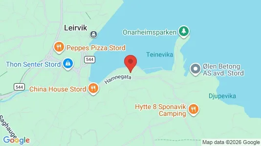 Apartments for rent i Stord - kort over placeringen