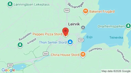 Apartments for rent i Stord - kort over placeringen