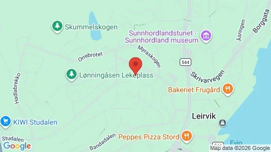 Apartments for rent i Stord - kort over placeringen