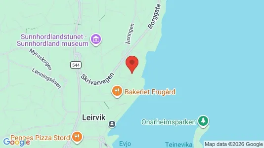 Apartments for rent i Stord - kort over placeringen