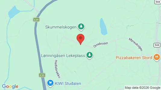 Apartments for rent i Stord - kort over placeringen