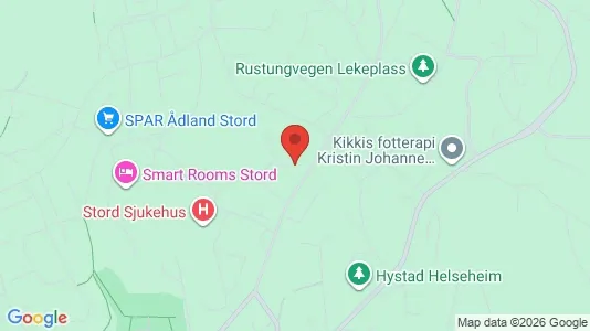 Apartments for rent i Stord - kort over placeringen