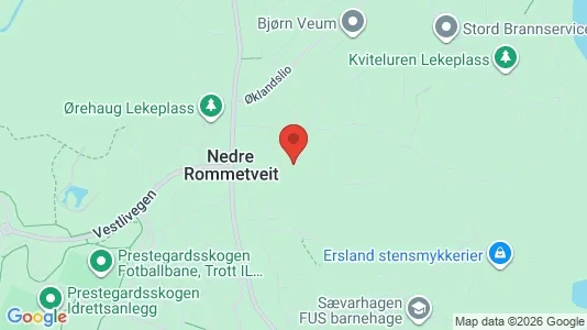 Apartments for rent i Stord - kort over placeringen
