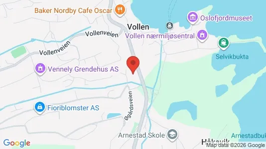 Apartments for rent i Asker - kort over placeringen