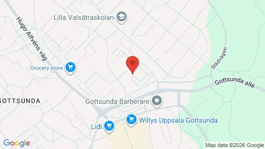 Apartments for rent i Uppsala - kort over placeringen
