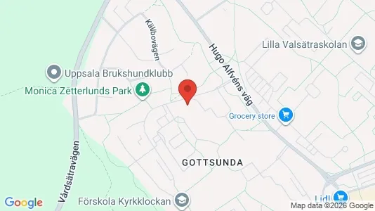 Apartments for rent i Uppsala - kort over placeringen