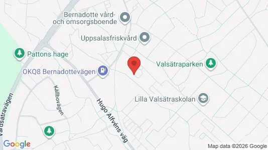 Apartments for rent i Uppsala - kort over placeringen
