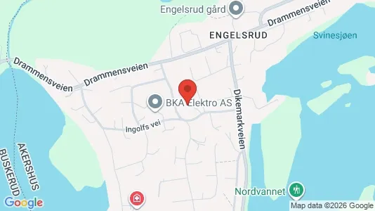 Rooms for rent i Asker - kort over placeringen