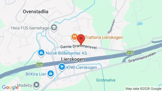 Apartments for rent i Lier - kort over placeringen