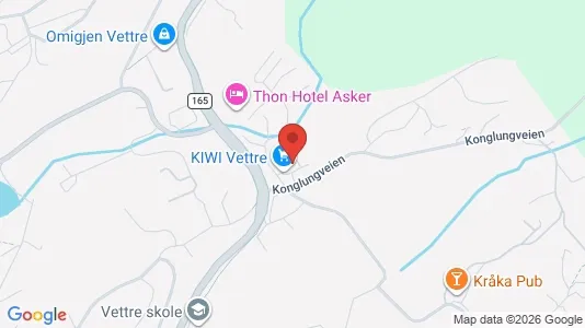 Apartments for rent i Asker - kort over placeringen