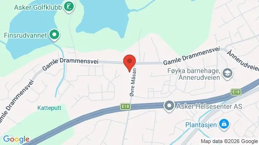 Apartments for rent i Asker - kort over placeringen