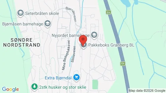 Rooms for rent i Oslo Søndre Nordstrand - kort over placeringen
