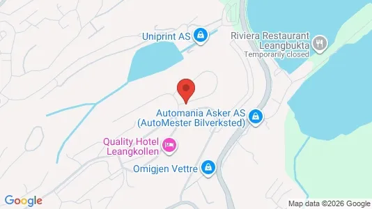 Rooms for rent i Asker - kort over placeringen
