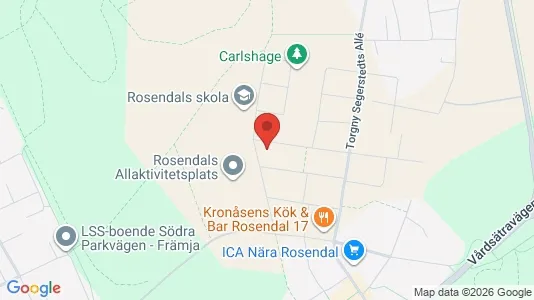 Apartments for rent i Uppsala - kort over placeringen